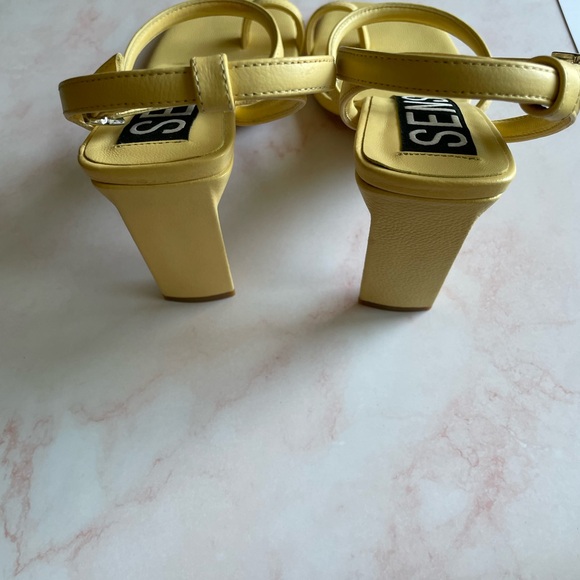 Senso leather heeled sandals, color: zest, size: 37 - Picture 8 of 10